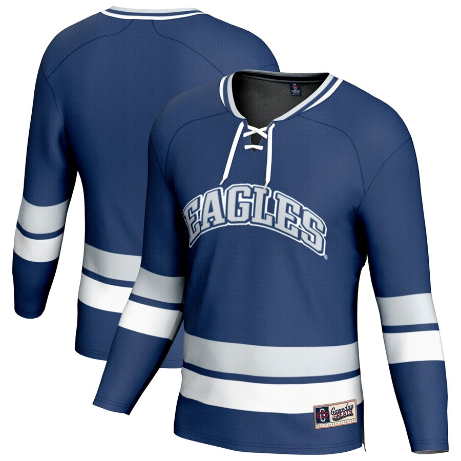 Youth GameDay Greats Blue Emory Eagles Hockey Jersey - Jersey
