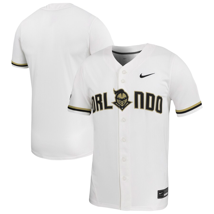 Men's Nike White UCF Knights Replica Baseball Jersey - Jersey