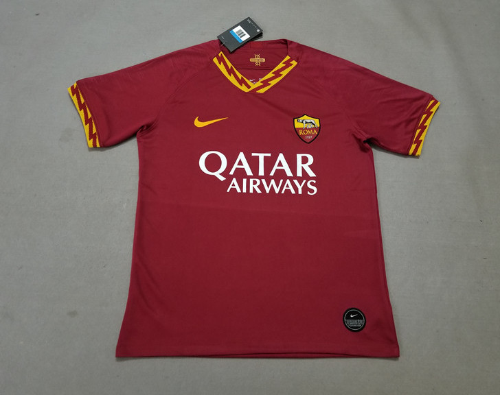 Roma Retro Soccer Jersey Home Custom Shirt 2019/20 - Jersey
