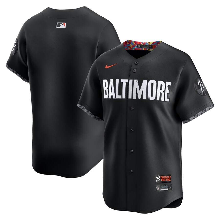Men's Baltimore Orioles Nike Black City Connect Limited Jersey - Jersey