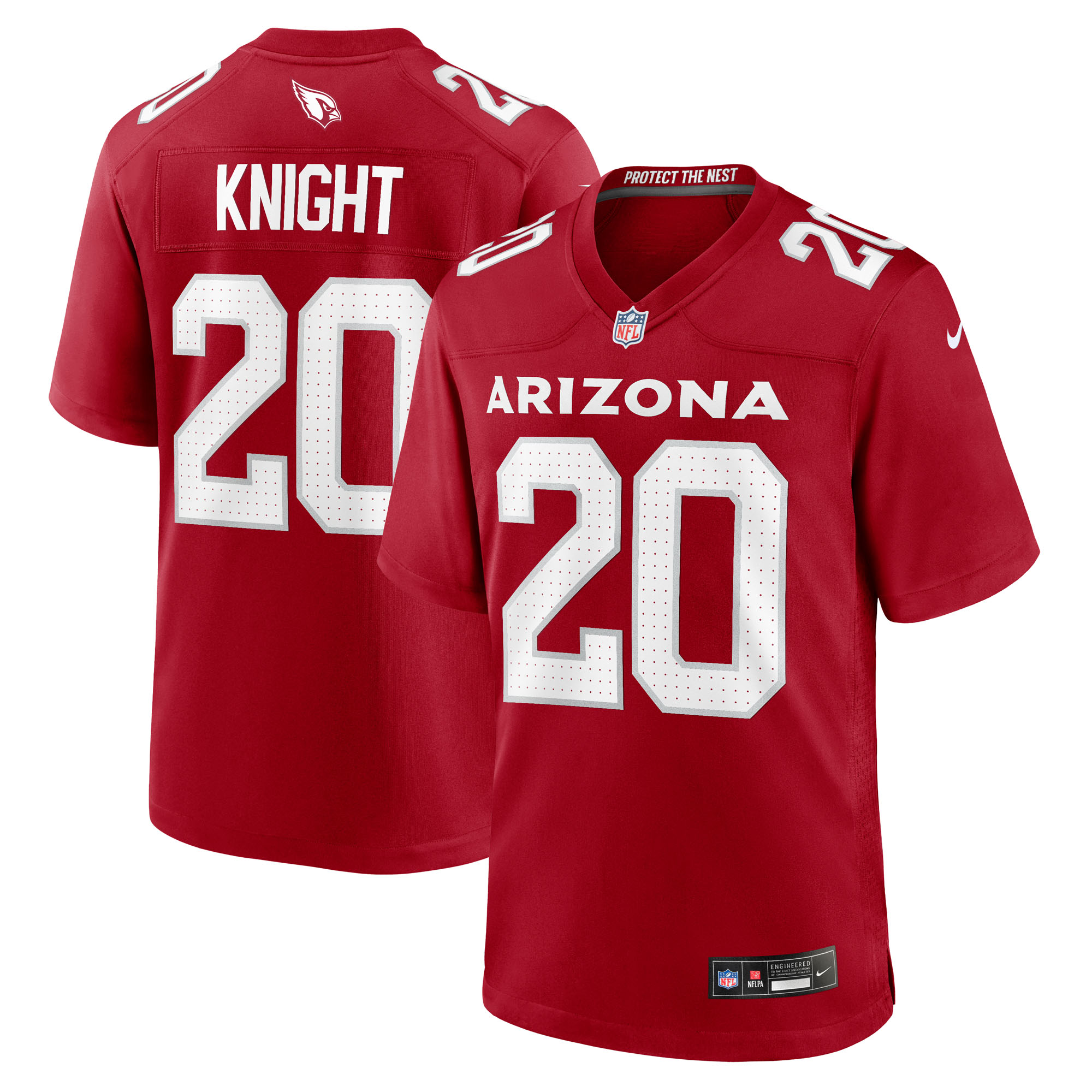 Men's Arizona Cardinals Zonovan Knight Nike Cardinal Team Game Jersey - Jersey