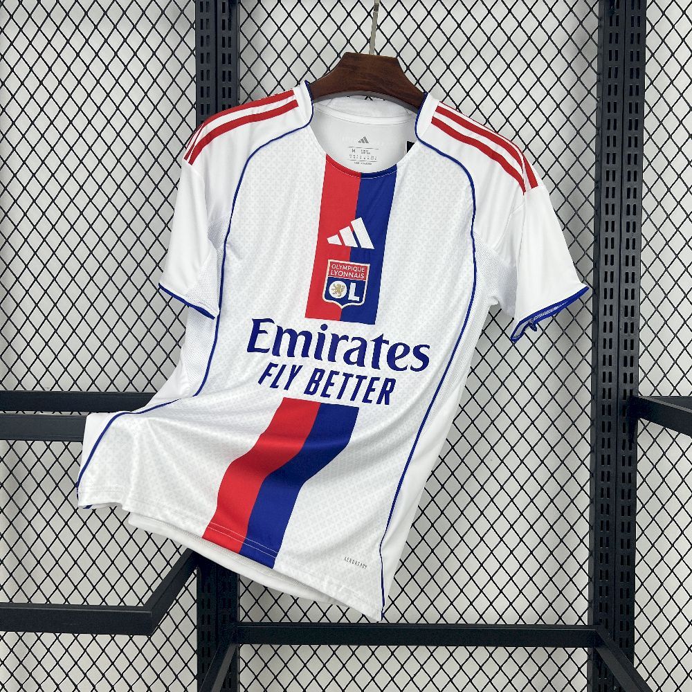Olympique Lyonnais Football Jersey Home Custom Shirt 2025-26 - Jersey