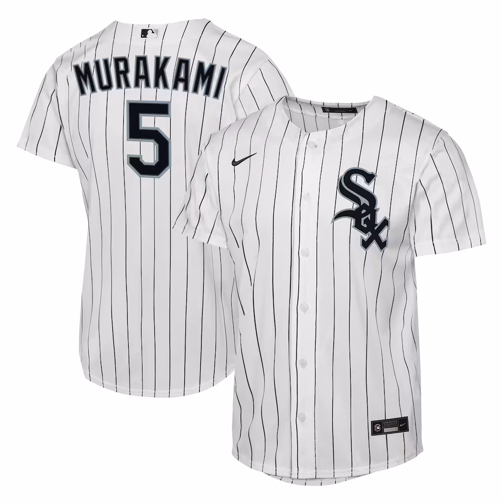 Youth Chicago White Sox Munetaka Murakami Nike White Home Replica Jersey - Jersey