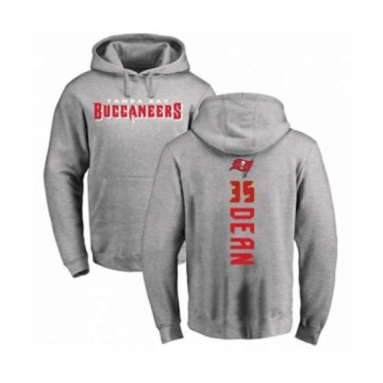 Football Tampa Bay Buccaneers #35 Jamel Dean Ash Backer Pullover Hoodie - Jersey