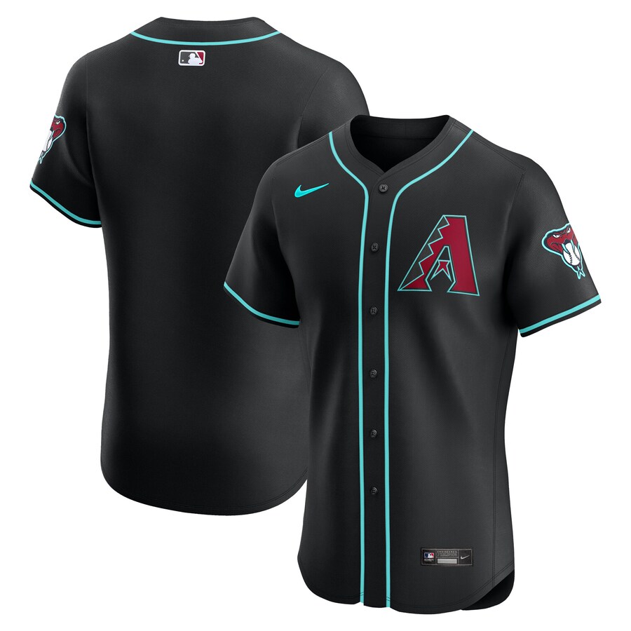 Men's Arizona Diamondbacks Nike Black Alternate Elite Jersey - Jersey