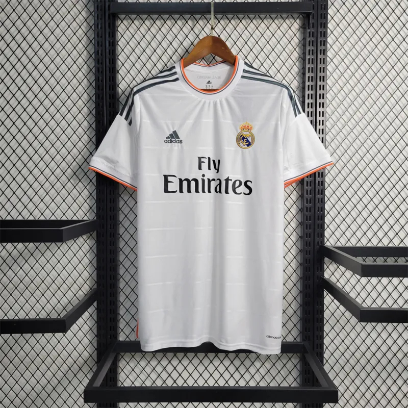 Real Madrid Retro Jersey Home Custom Soccer Shirt 2013/14 - Jersey