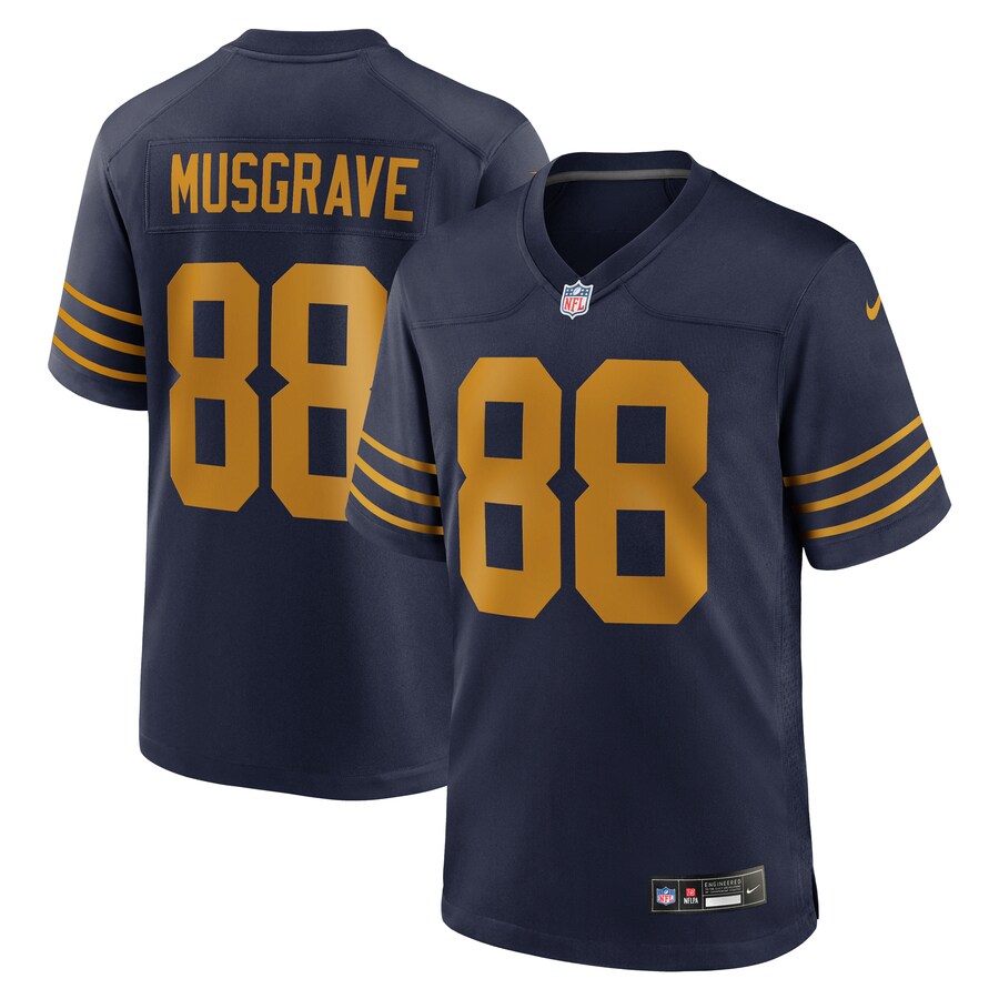 Men's Green Bay Packers Luke Musgrave Nike Navy The 1923 Classic Game Jersey - Jersey