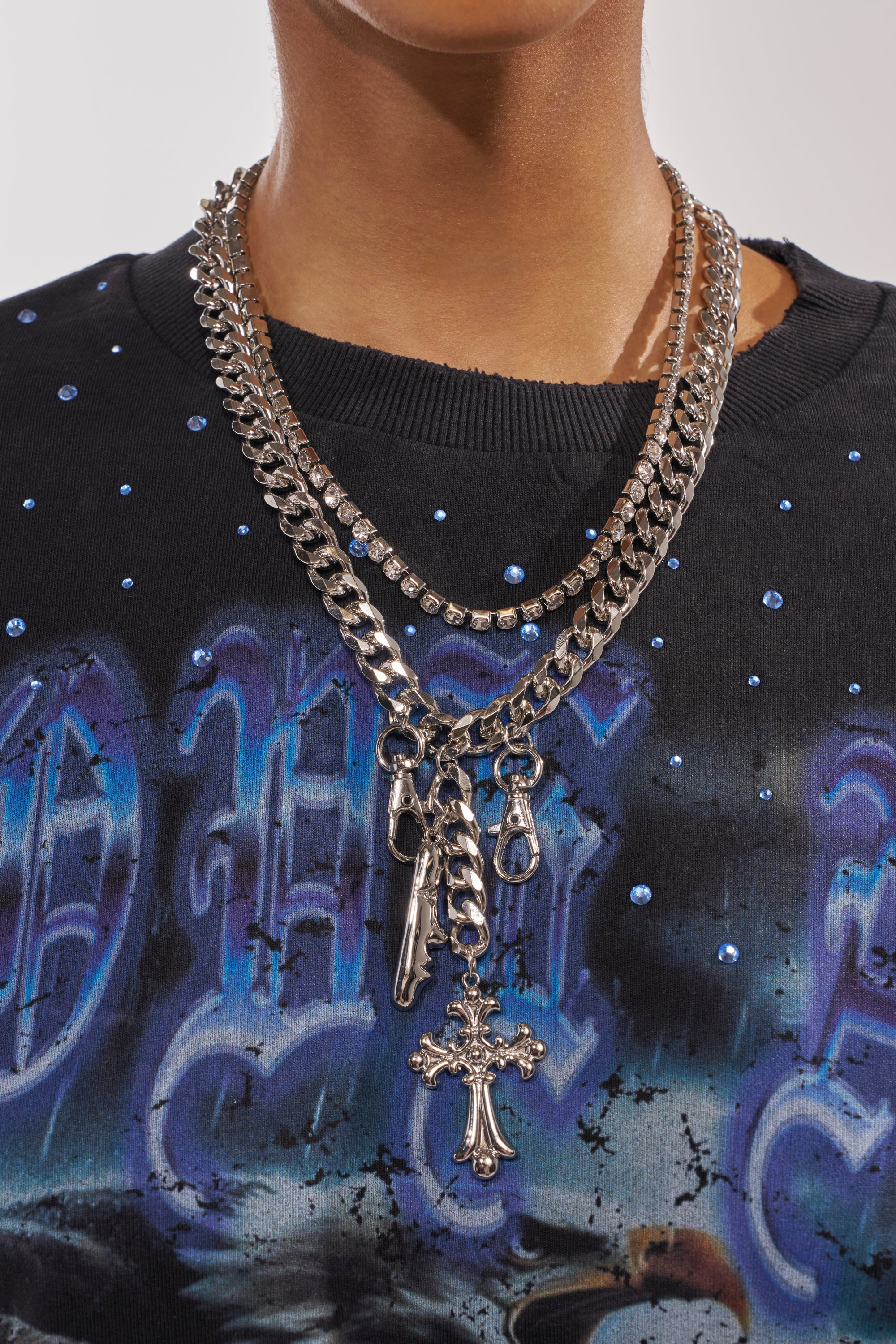 ALL I SEE IS CHROME NECKLACE - Akira Wear