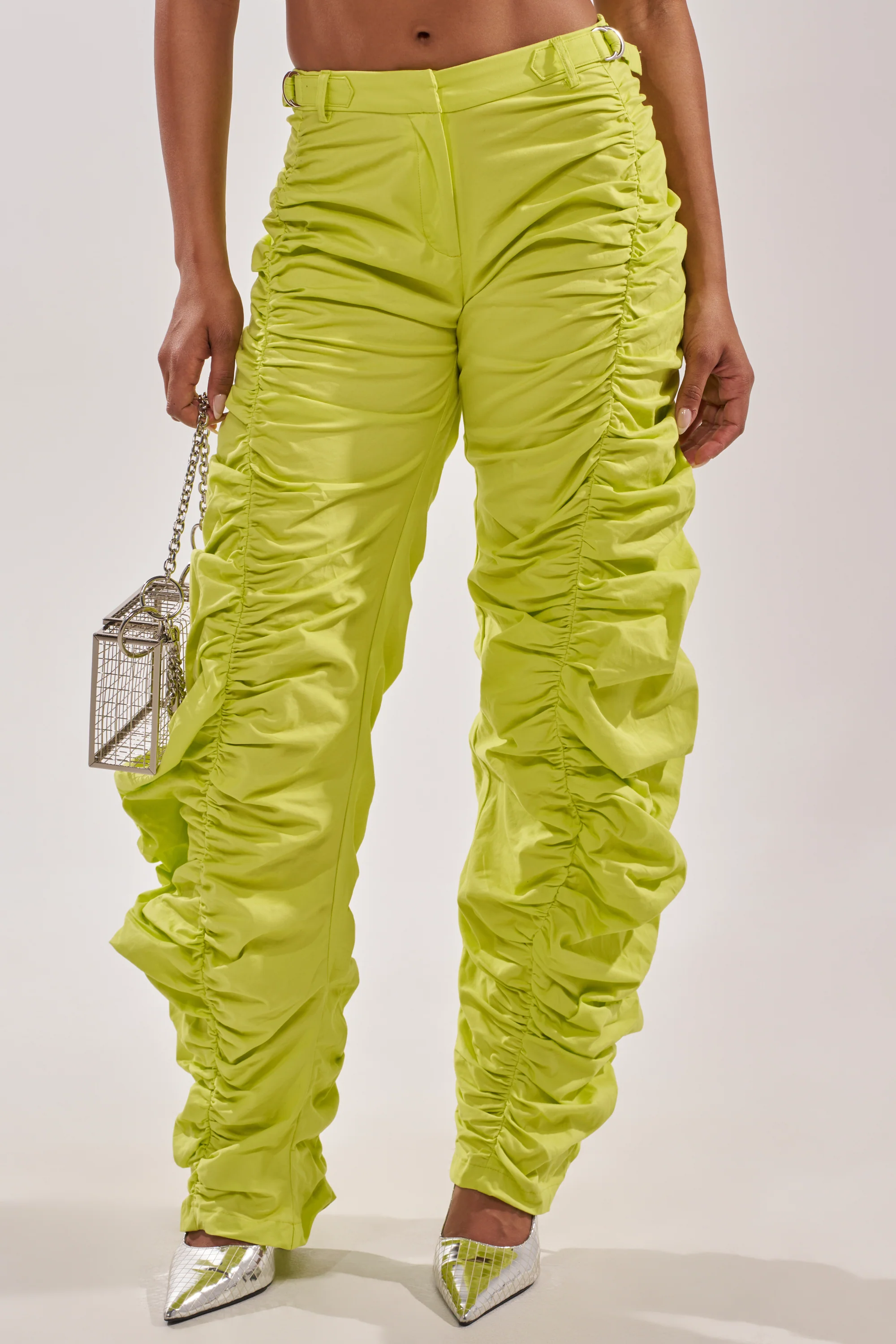 NOT IN THE MOOD RUCHED TROUSER - Akira Wear