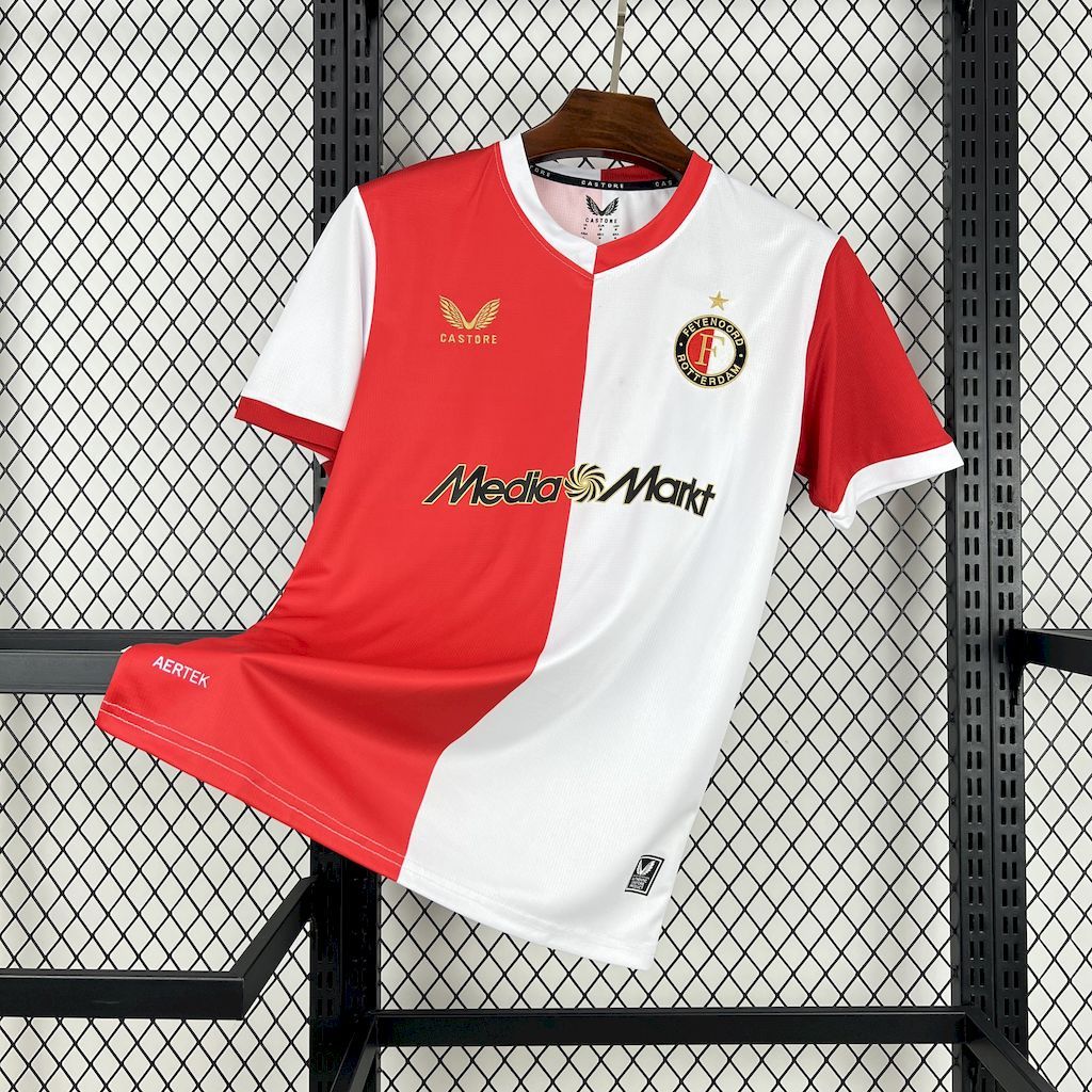 Feyenoord Football Jersey Home Custom Shirt 2025/26 - Jersey