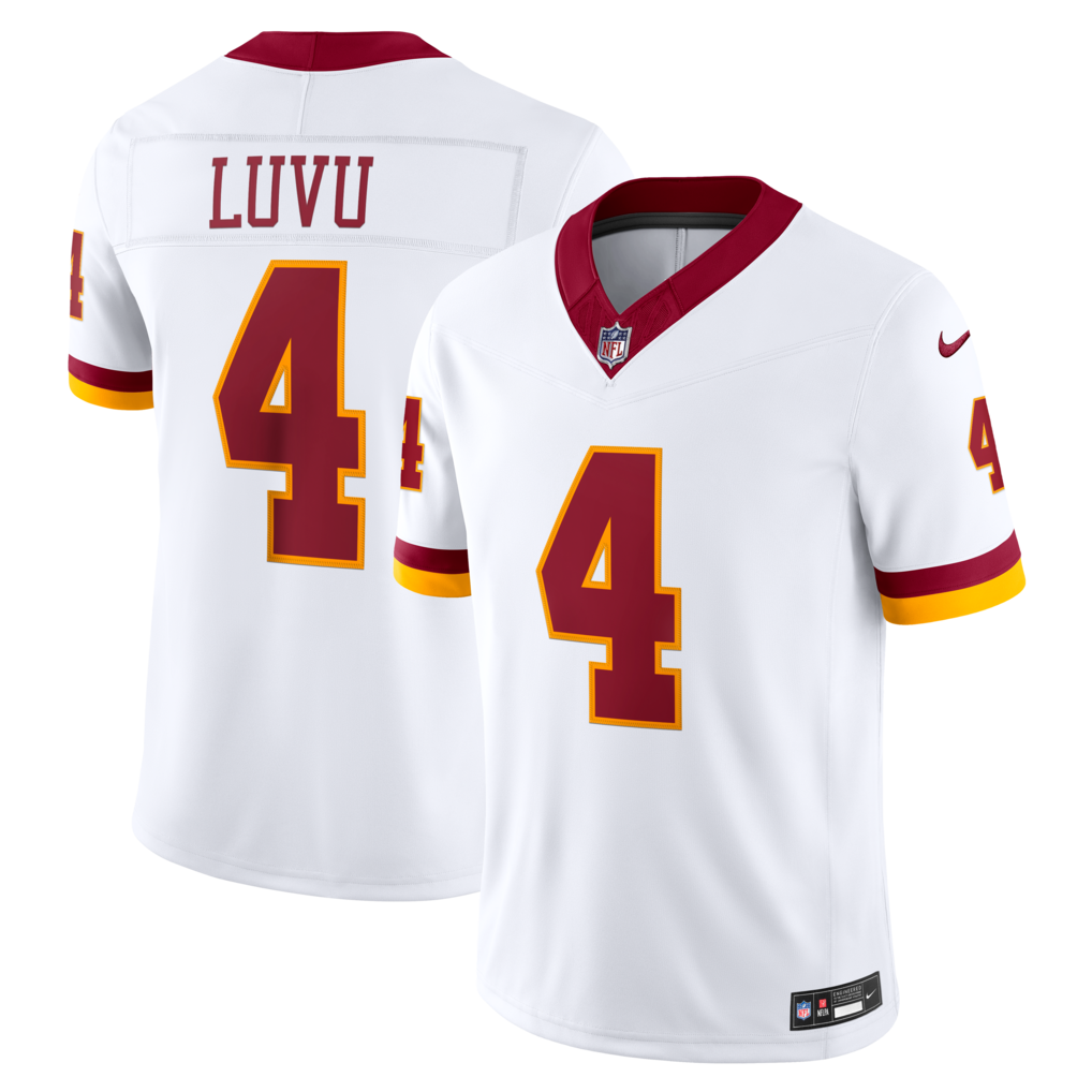 Men's Washington Commanders Frankie Luvu Nike White Super Bowl Era Vapor F.U.S.E. Sewn Down Limited Jersey - Jersey