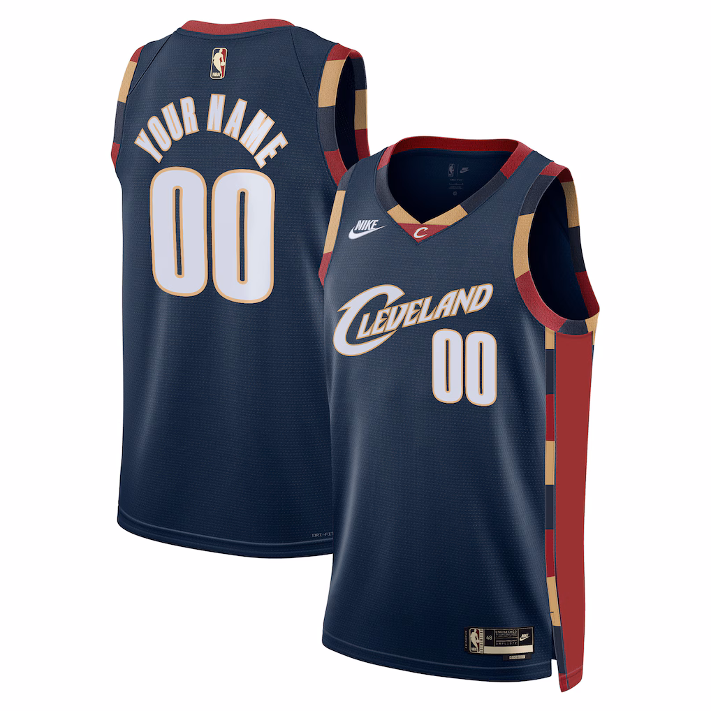 Unisex Cleveland Cavaliers Nike Navy Swingman Custom Jersey - Classic Edition - Jersey