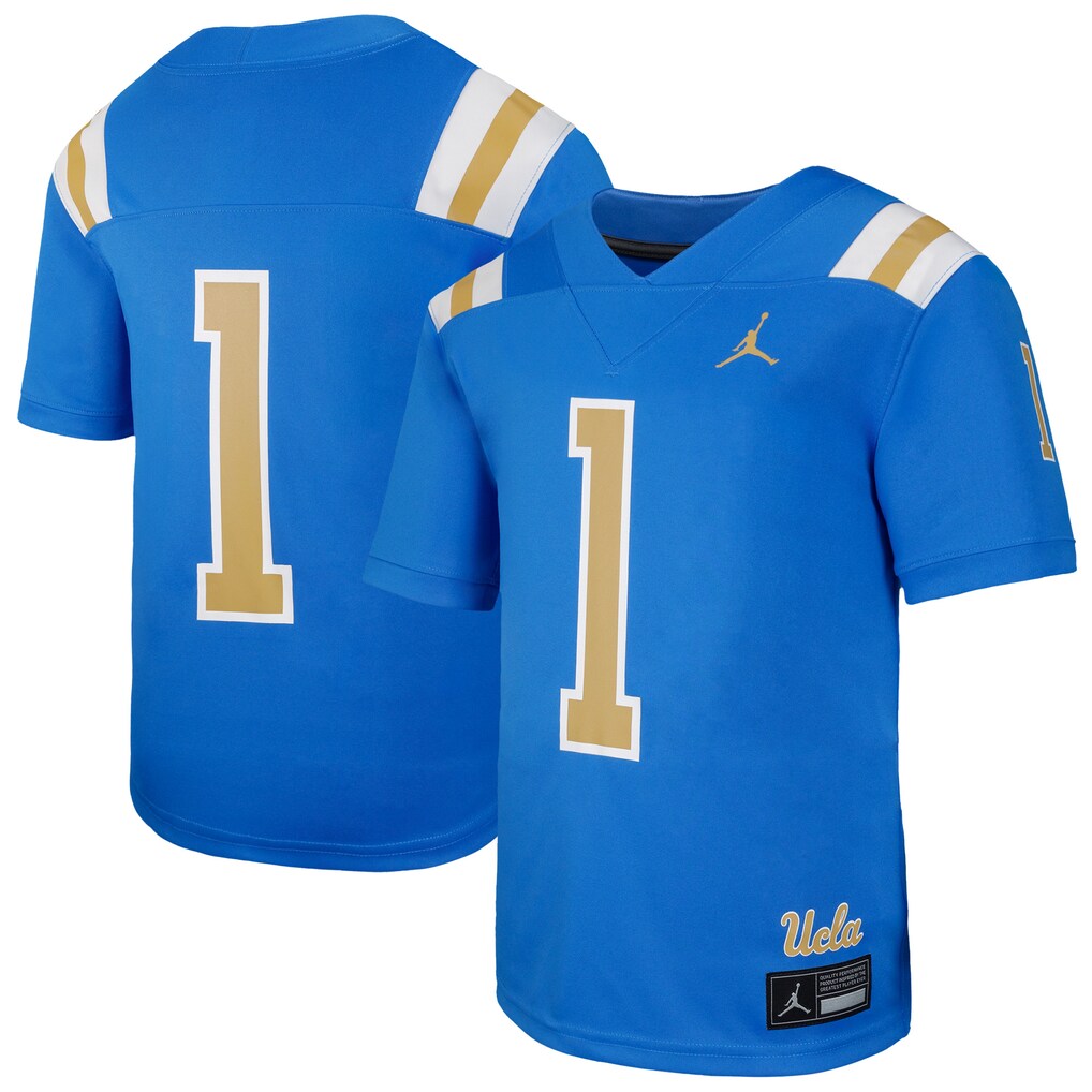 Youth Jordan Brand #1 Blue UCLA Bruins Untouchable Replica Game Jersey - Jersey