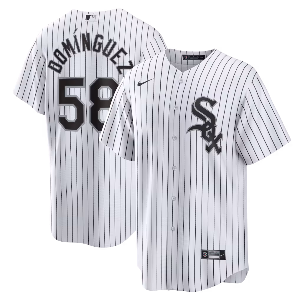 Men's Chicago White Sox Seranthony Domínguez Nike White Home Replica Jersey - Jersey