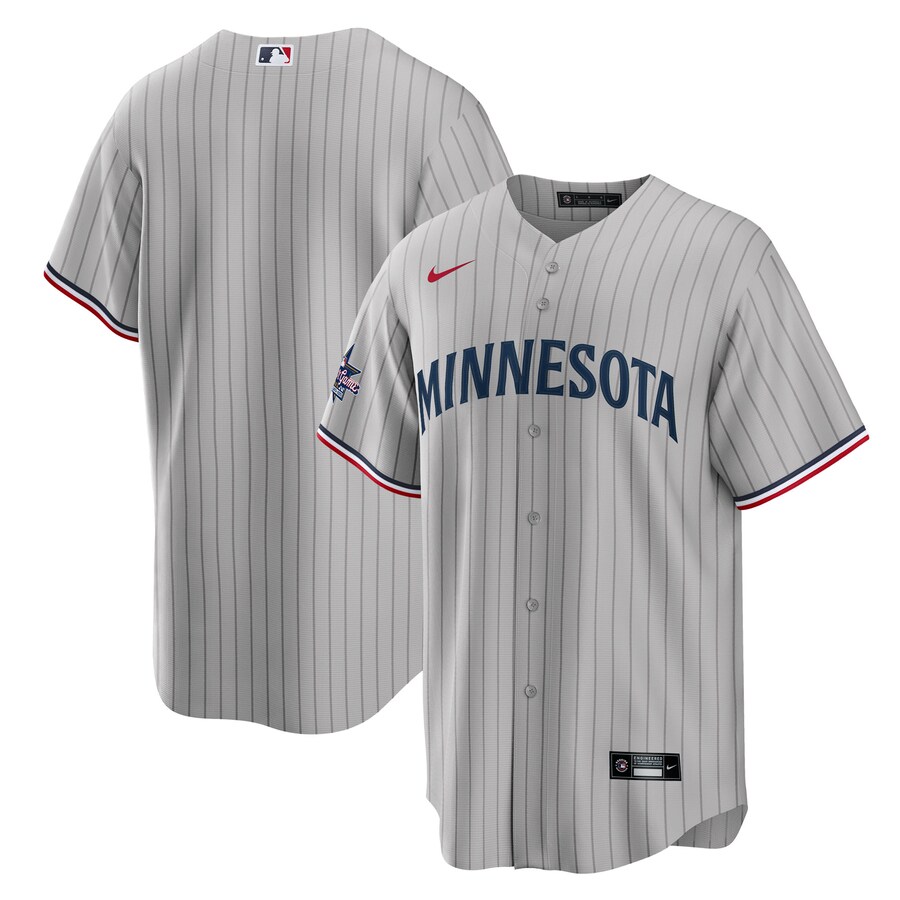 Men's Minnesota Twins Nike Gray 2025 MLB All-Star Game Away Replica Jersey - Jersey