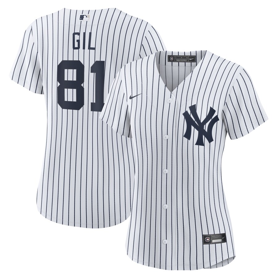 Women's New York Yankees Luis Gil Nike White Home Replica Jersey - Jersey