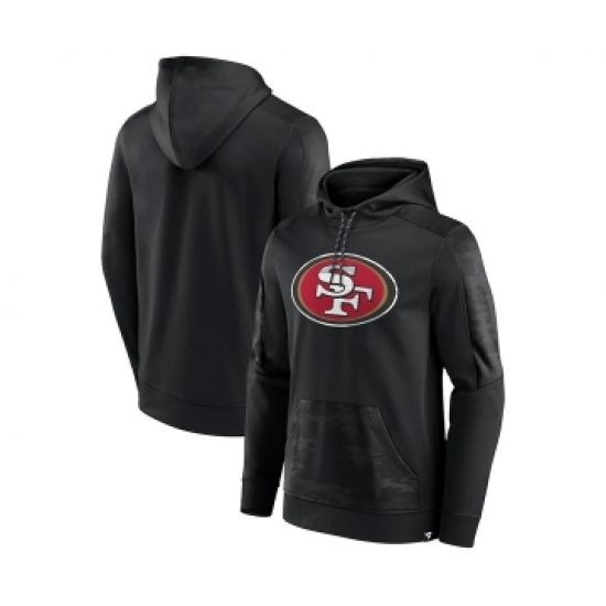 Men's San Francisco 49ers Black On The Ball Pullover Hoodie - Jersey