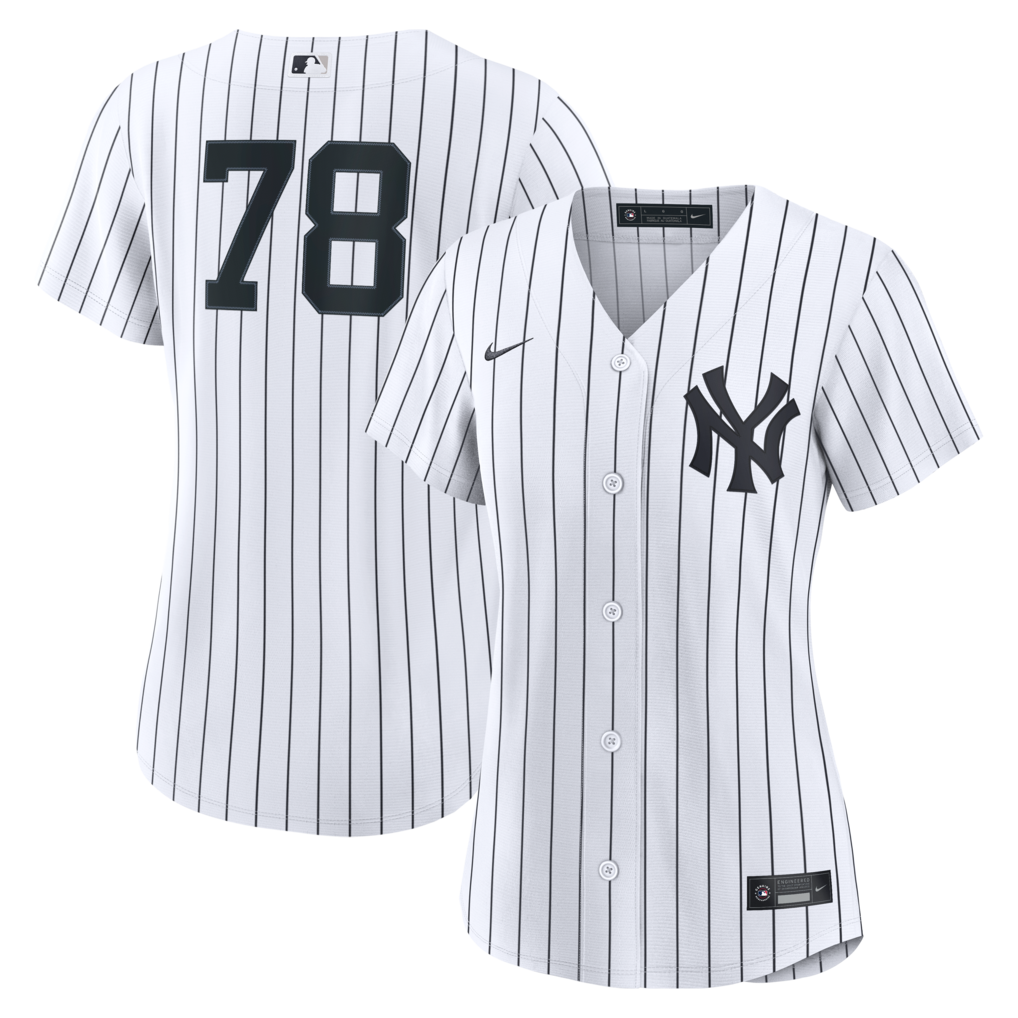 Women's New York Yankees Spencer Jones Nike White Home Replica Jersey - Jersey