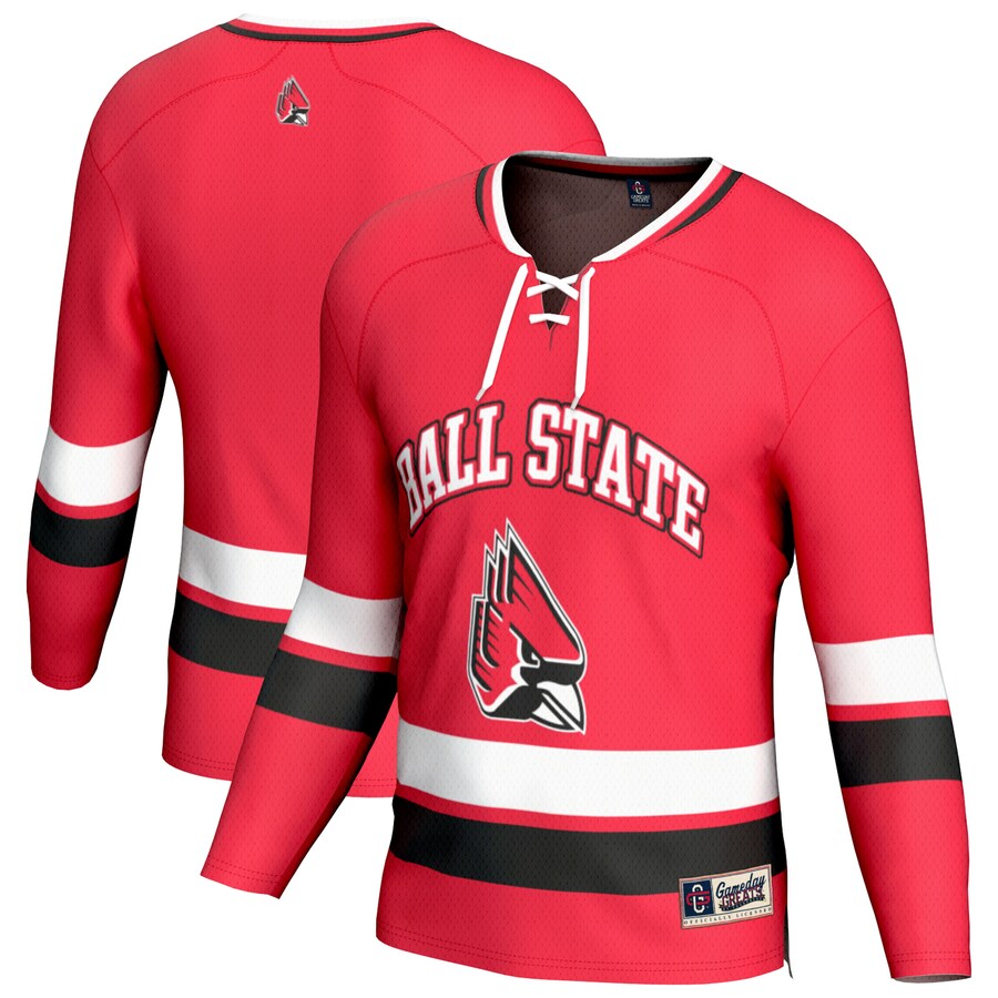 Unisex GameDay Greats Cardinal Ball State Cardinals Spirit Hockey Jersey - Jersey