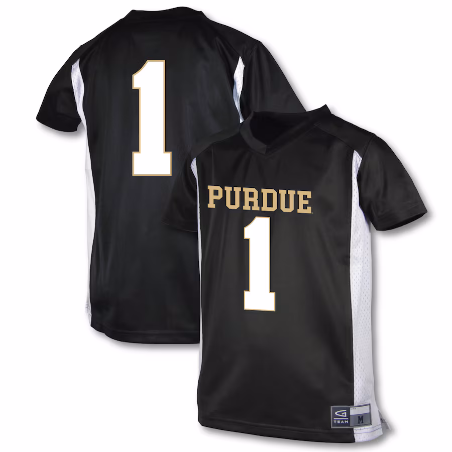 Youth Garb #1 Black Purdue Boilermakers Football Jersey - Jersey