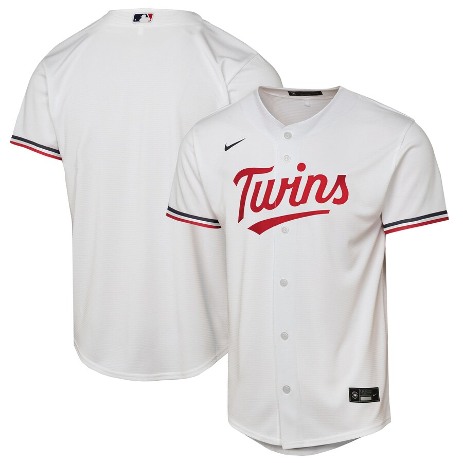 Youth Minnesota Twins Nike White Home Replica Jersey - Jersey