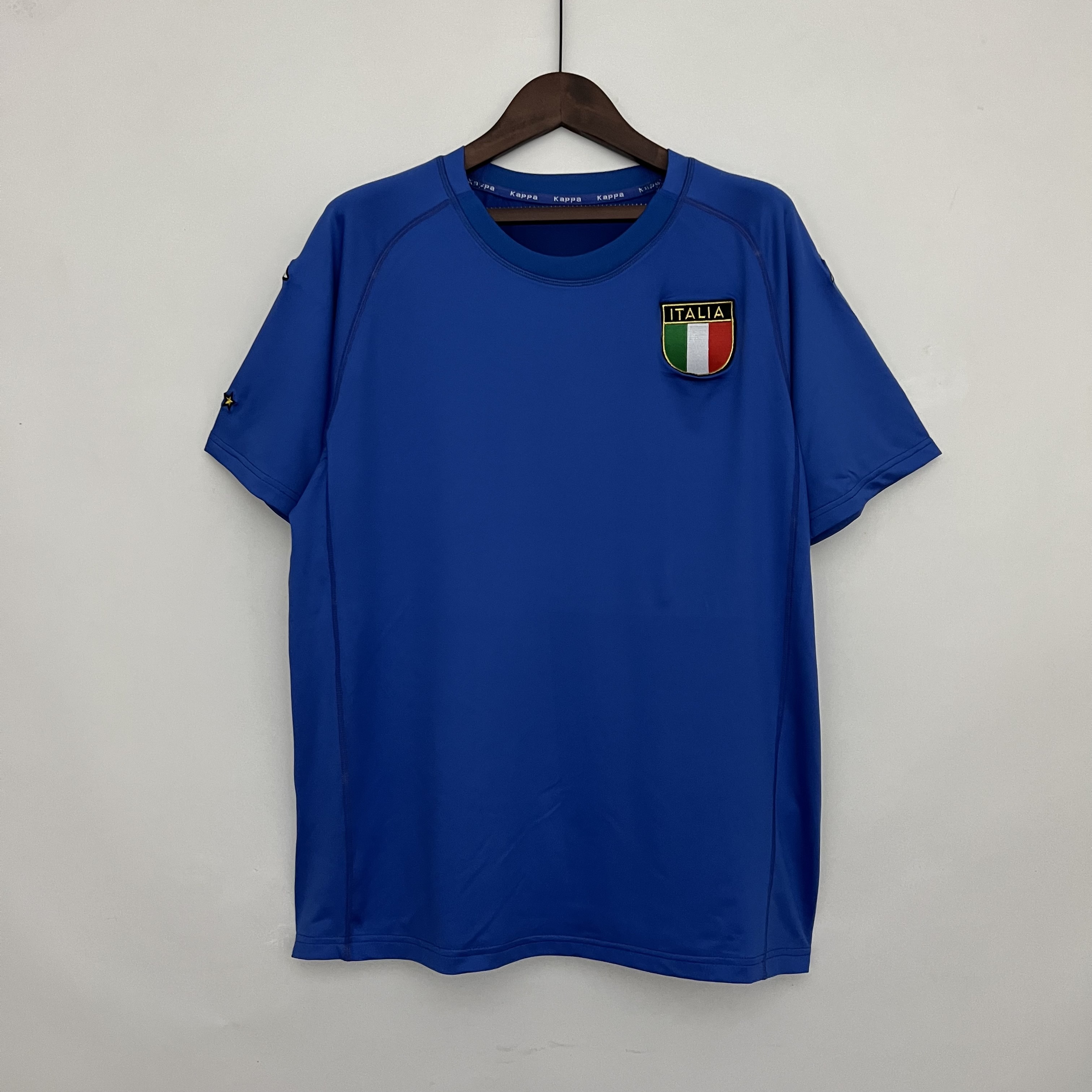 Italy Retro Soccer Jersey Home Custom Shirt 2000 - Jersey