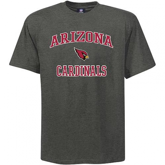 Arizona Cardinals Big & Tall Heart & Soul NFL T-Shirt Grey - Jersey