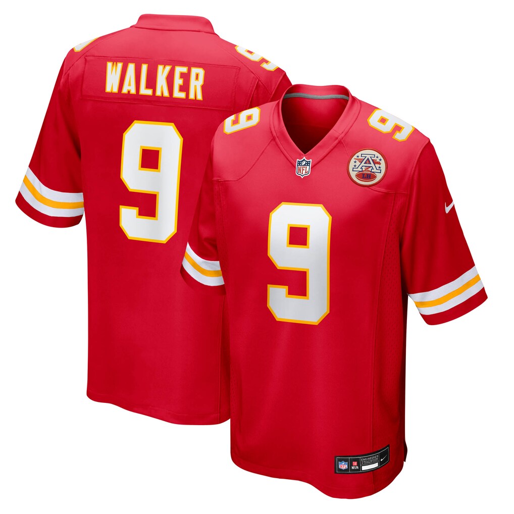 Men's Kansas City Chiefs Kenneth Walker III Nike Red Game Jersey - Jersey