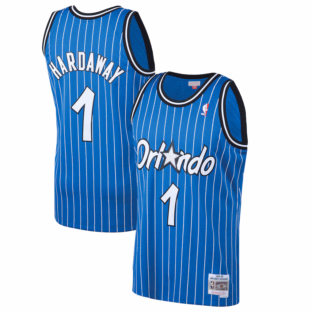Men's Orlando Magic Penny Hardaway Mitchell & Ness Blue 1994/95 Hardwood Classics Swingman Jersey - Jersey