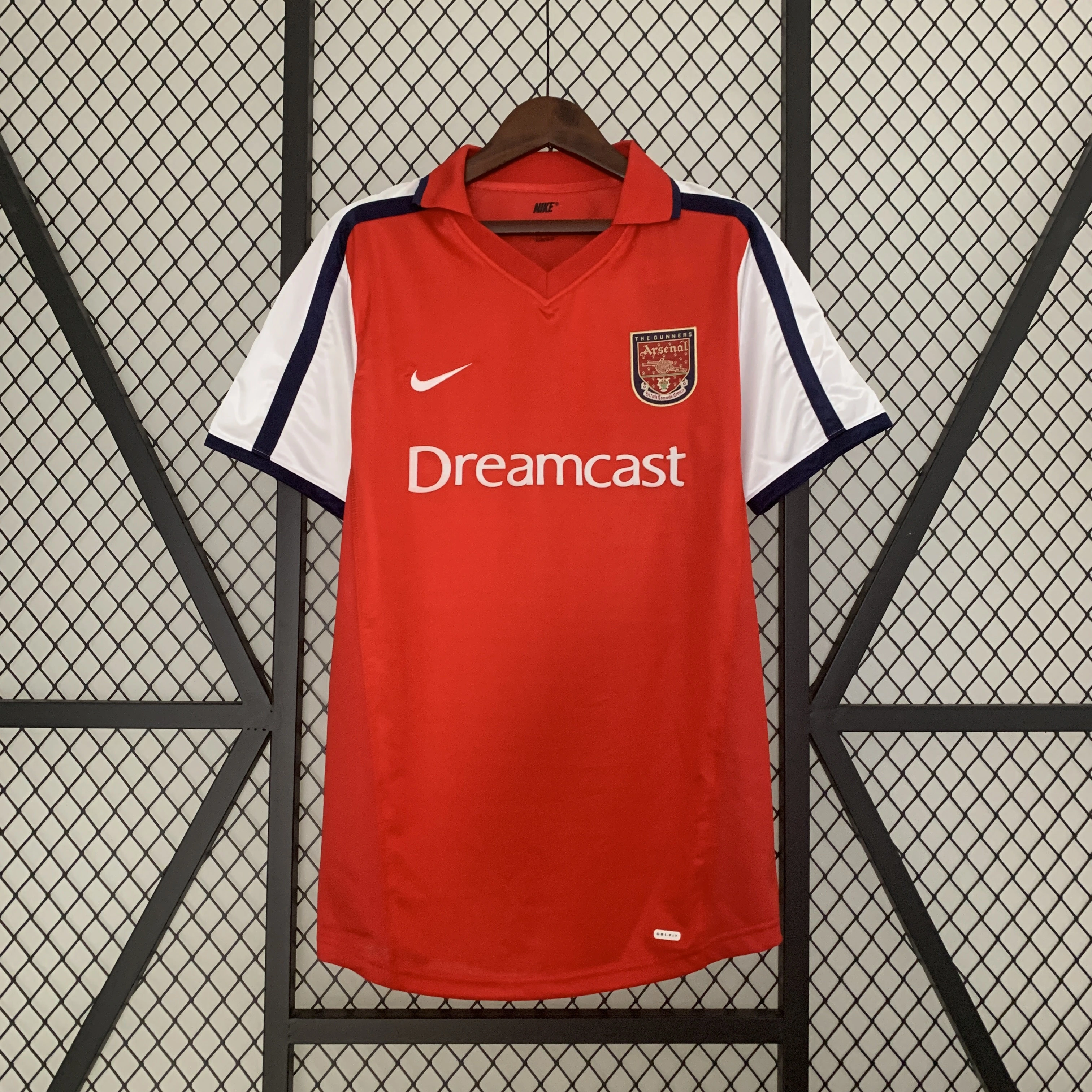 Arsenal Soccer Retro Jersey Home Custom Shirt 2000-02 - Jersey