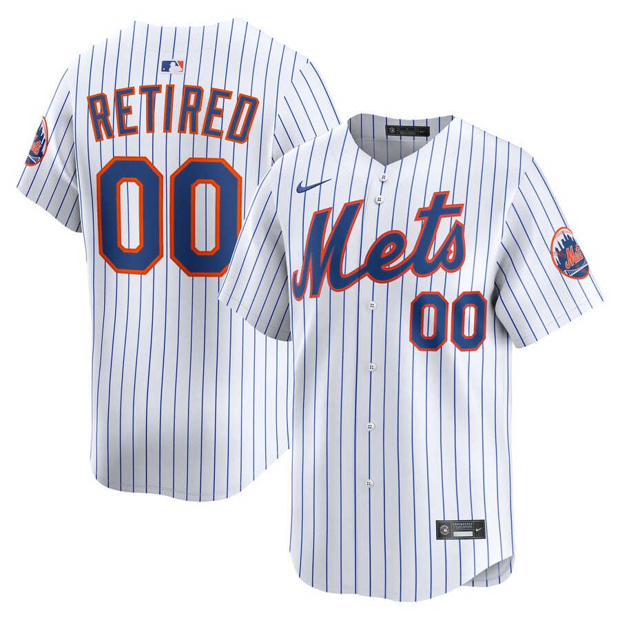 Men's New York Mets Nike White Home Limited Pick-A-Player Retired Roster Jersey - Jersey