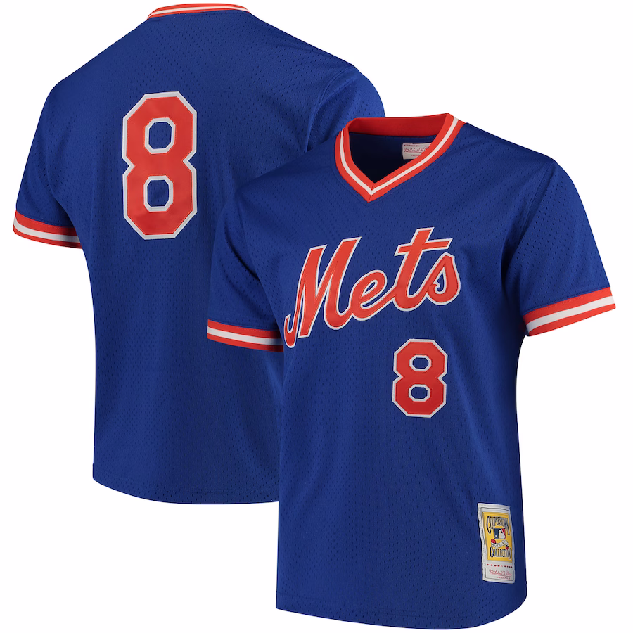 New York Mets Gary Carter Mitchell & Ness Royal Batting Practice Jersey - Jersey