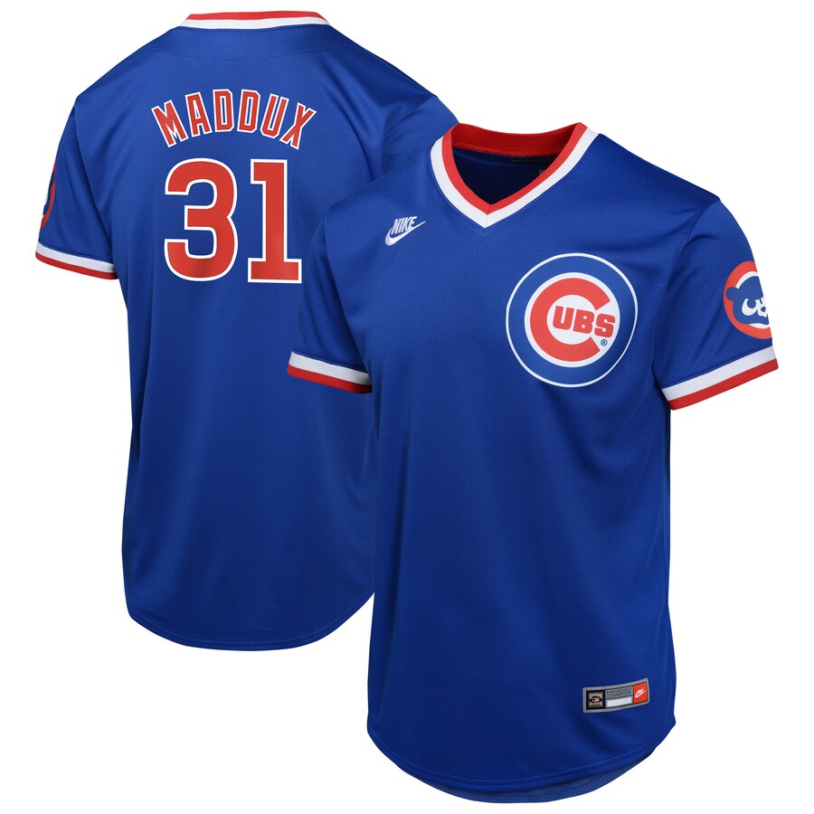 Youth Chicago Cubs Greg Maddux Nike Royal Cooperstown Collection Limited Jersey - Jersey