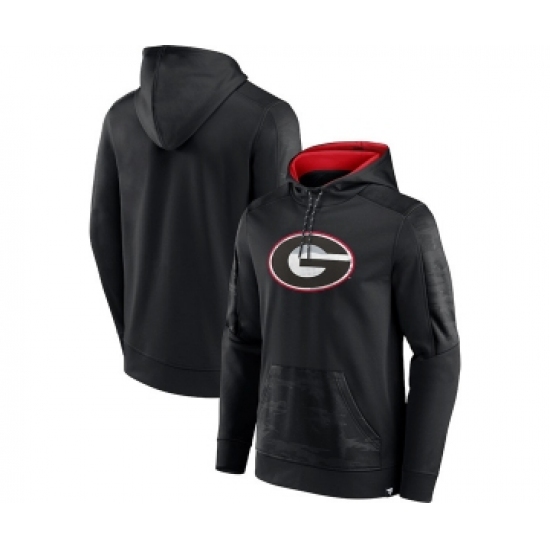 Men's Green Bay Packers Black On The Ball Pullover Hoodie - Jersey