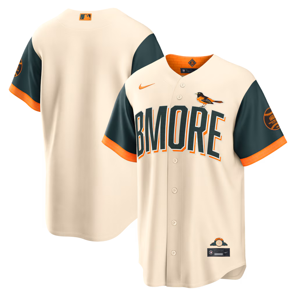 Men's Baltimore Orioles Nike Cream 2026 City Connect Stadium Jersey - Jersey