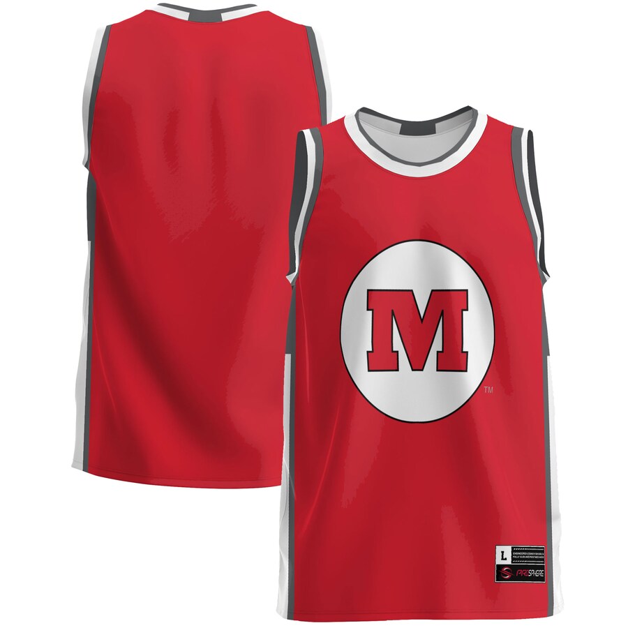 Men's GameDay Greats  Red Monmouth College Fighting Scots  Lightweight Basketball Jersey - Jersey
