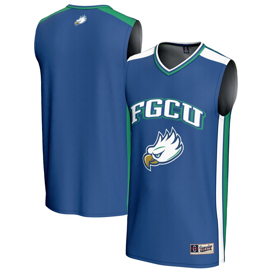 Youth GameDay Greats Blue Florida Gulf Coast Eagles Basketball Jersey - Jersey