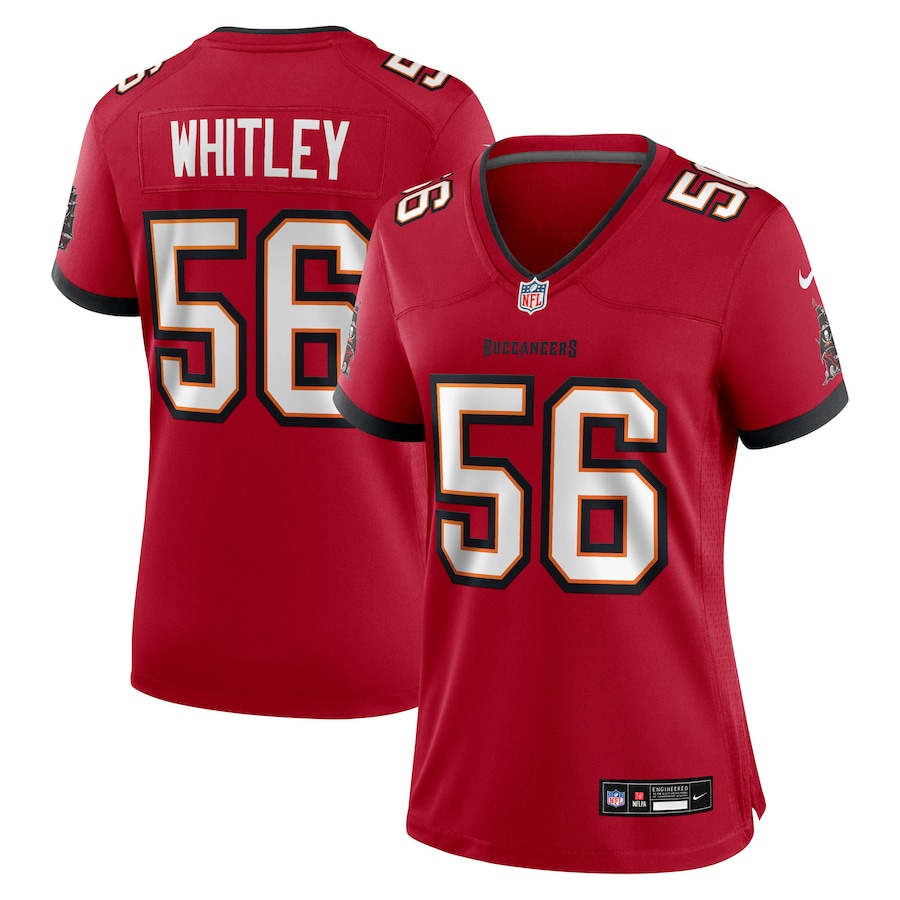 Women's Tampa Bay Buccaneers Benton Whitley Nike Red Team Game Jersey - Jersey