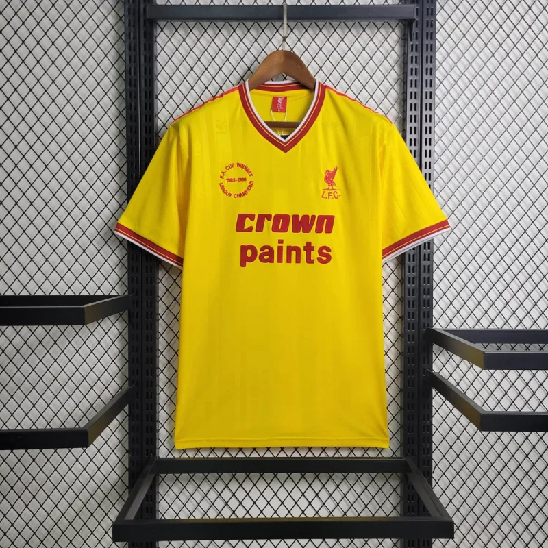 Liverpool Retro Football Jersey Away Custom Shirt 1981-84 - Jersey