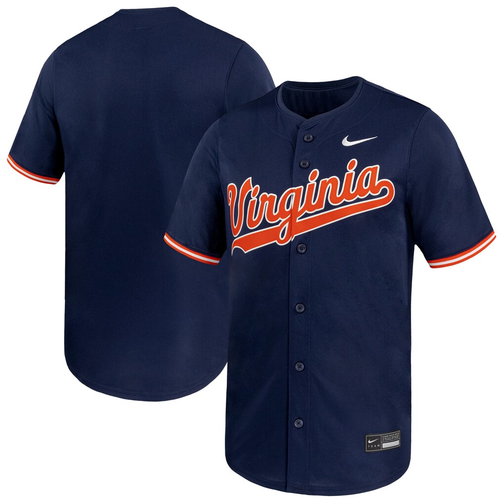 Men's Nike Navy Virginia Cavaliers Limited Baseball Jersey - Jersey