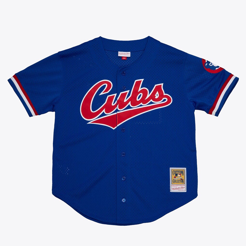 Men's Chicago Cubs Greg Maddux Mitchell & Ness Royal Authentic Batting Practice Jersey - Jersey