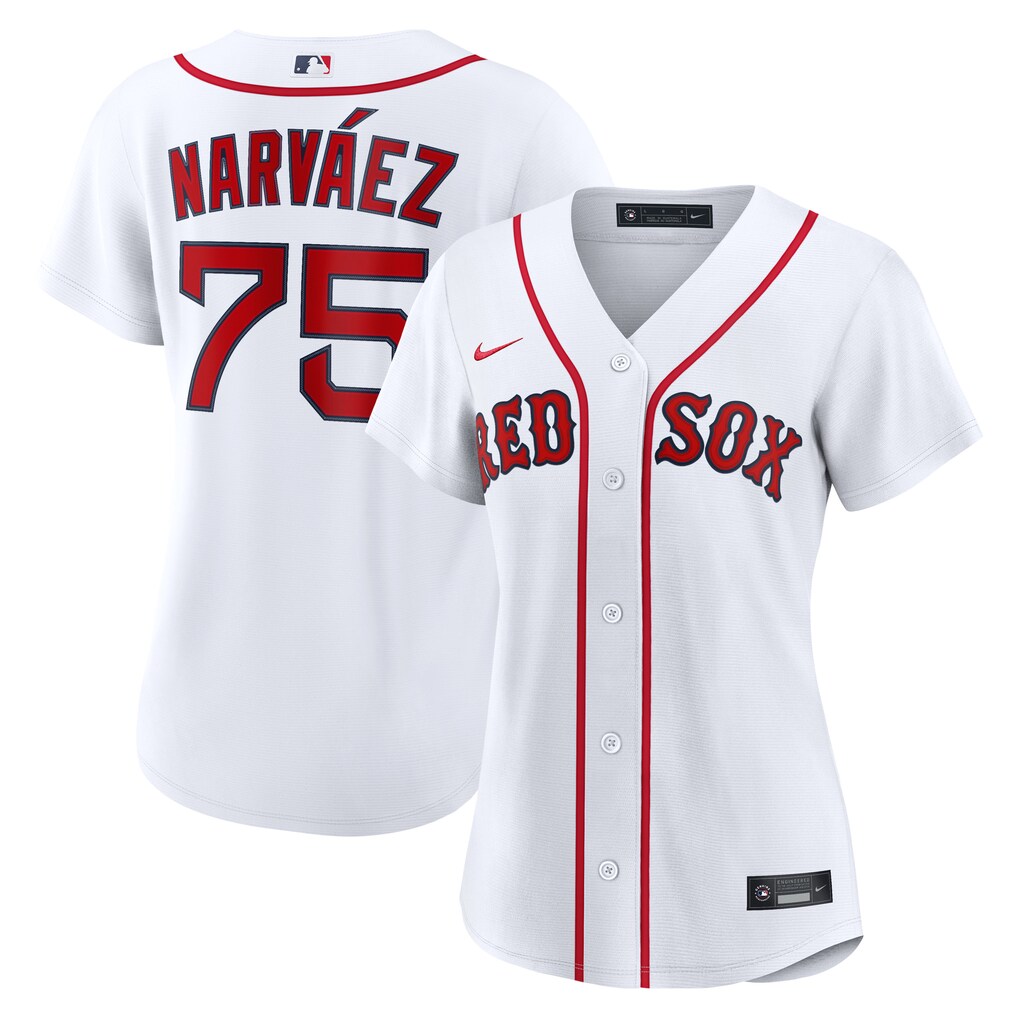 Women's Boston Red Sox Carlos Narváez Nike White Home Replica Jersey - Jersey