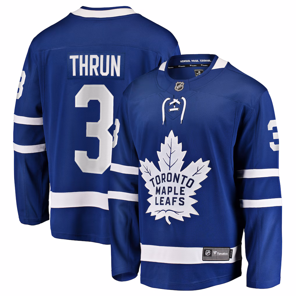 Men's Toronto Maple Leafs Henry Thrun Fanatics Blue Home Breakaway Jersey - Jersey