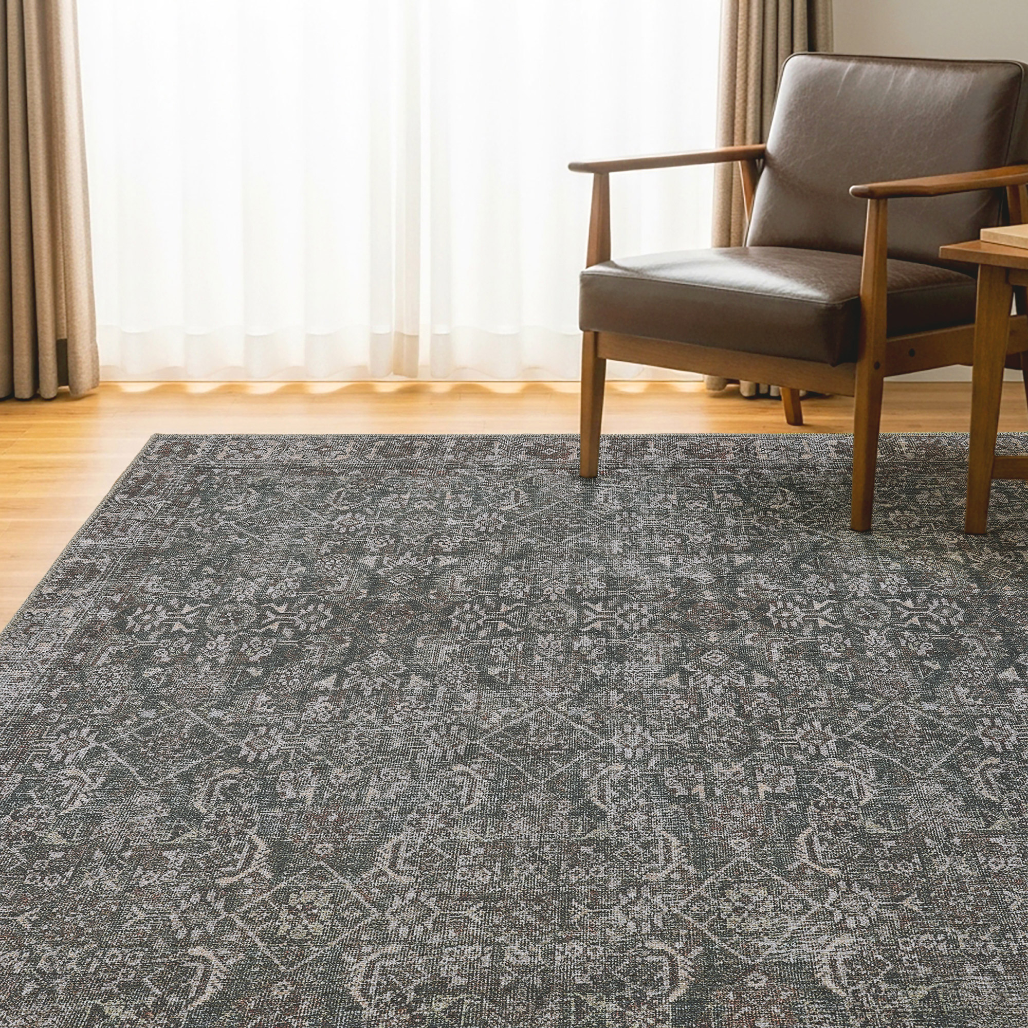 Vintage Area Rug, Cella, 6’6” x 9’6”