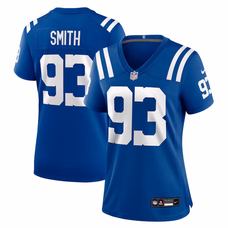 Women's Indianapolis Colts Tim Smith Nike Royal Team Game Jersey - Jersey