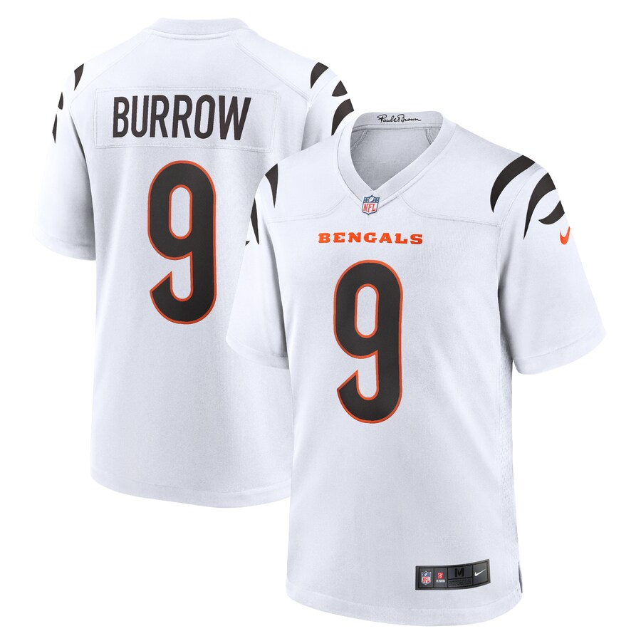 Men's Cincinnati Bengals Joe Burrow Nike White Game Jersey - Jersey