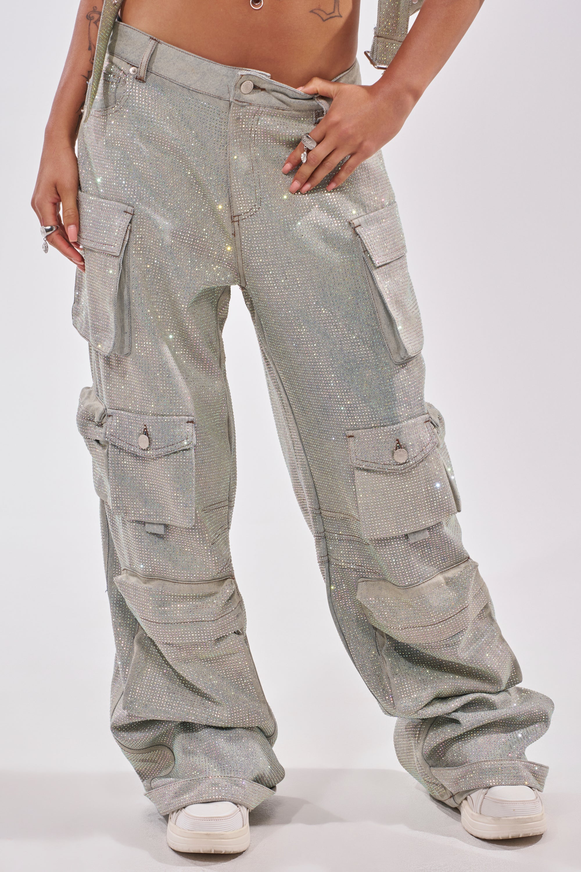 BLING BLING CARGO DENIM - Akira Wear