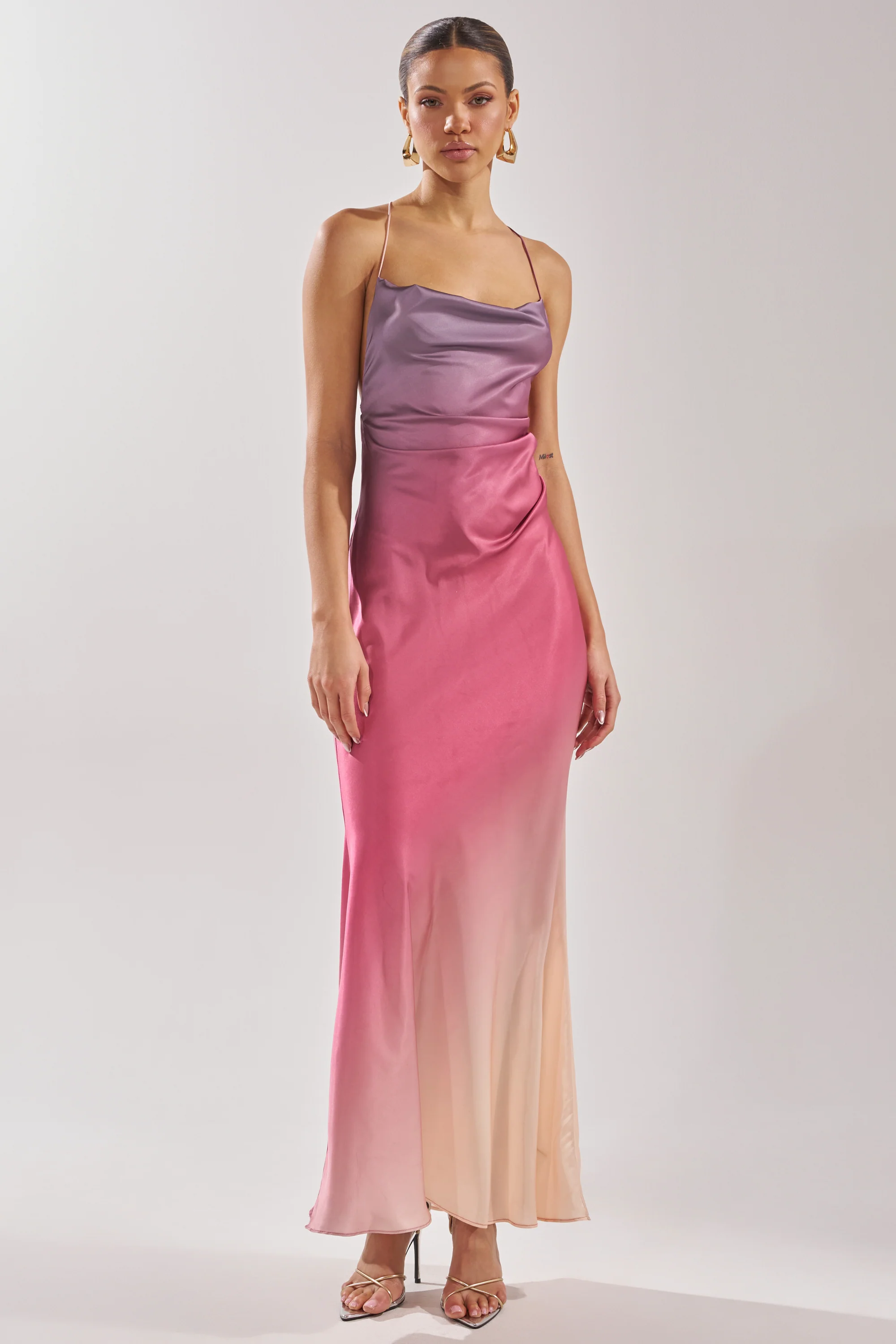 PRETTY WOMAN MAUVE MAXI DRESS - Akira Wear
