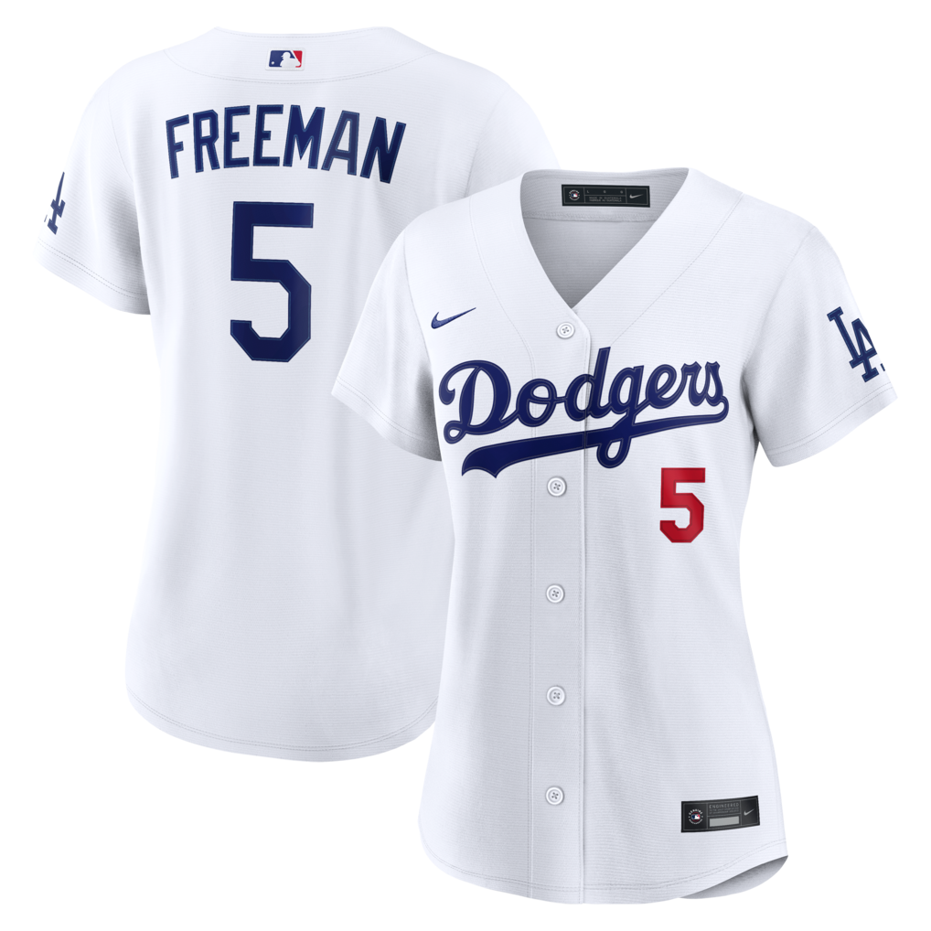 Women's  Los Angeles Dodgers Freddie Freeman Nike White Home Stadium Jersey - Jersey