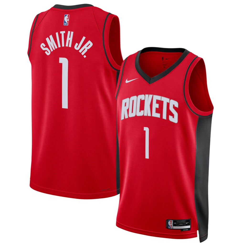 Unisex Houston Rockets Jabari Smith Jr. Nike Red 2022 NBA Draft First Round Pick Swingman Jersey - Icon Edition - Jersey